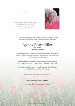 Agnes Fortmüller - Bestattung Jung, Salzburg