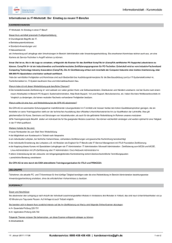 Informationsblatt