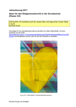 Eine Idee von Damaris Knapp