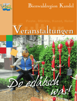 können Sie bereits durch den Kalender stöbern