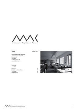 Portfolio - Münzrain Architektur Konzept