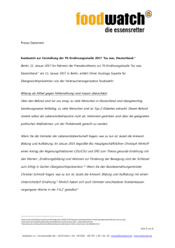 Statement Oliver Huizinga (PDF, 182 KB )