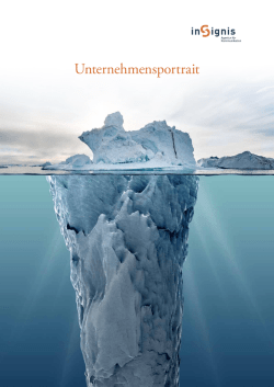 Unternehmensportrait - insignis Agentur f&uuml;r Kommunikation GmbH