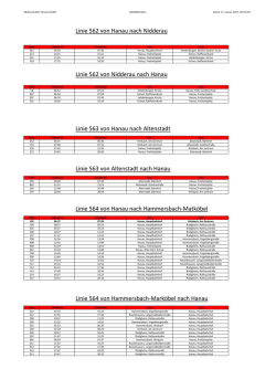DB Busverkehr Hessen GmbH - Notfallfahrplan