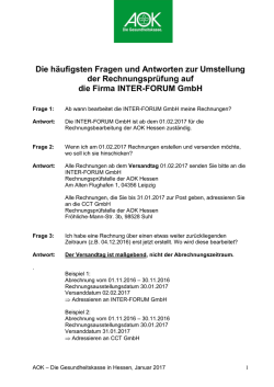 Die h&auml;ufigsten Fragen und Antworten zur Umstellung der