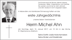Herrn Michel Ahn