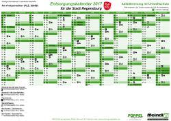 Entsorgungstermine Am Protzenweiher (PLZ: 93059) 2017 von www