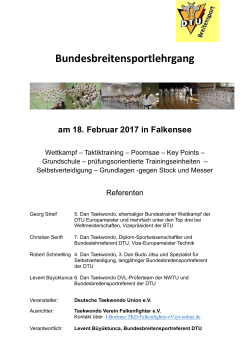 Bundesbreitensportlehrgang Falkensee 2017-02-18
