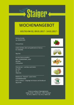 wochenangebot - Staiger GmbH