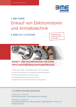 einkauf von elektromotoren und antriebstechnik