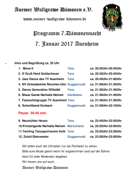 Programm 2017