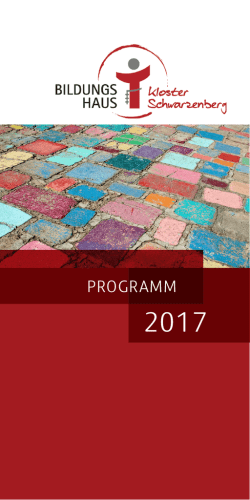 Jahresprogramm 2017