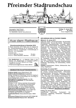 Pfreimder Stadtrundschau