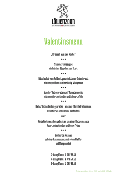 Valentinsmenu