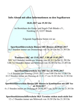 Info-Abend zu