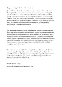 Leserbrief Robert Cathomas