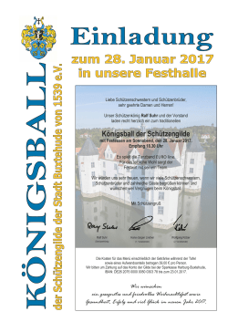 diesem Einladungsschreiben