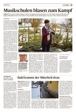Zofinger Tagblatt, vom: Freitag, 13. Januar 2017