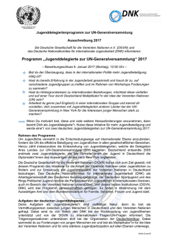 Ausschreibung