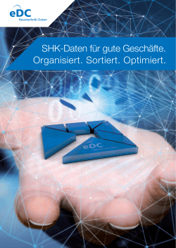 Broschüre als PDF - eDC Haustechnik