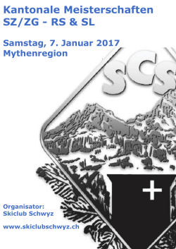161014-SC Schwyz-Ausschreibung-Kantonale Meisterschaften SZ