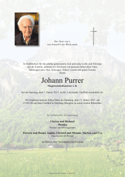Johann Purrer - Bestattung Jung, Salzburg, Bestattungsunternehmen
