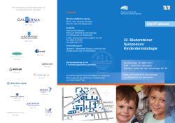 22. Biedersteiner Symposium Kinderdermatologie