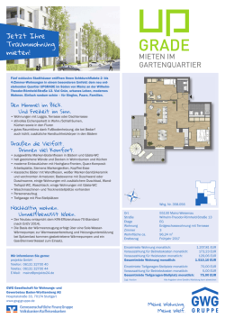 Jetzt Ihre Traumwohnung mieten!