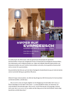Buchprojekt - Kloster Volkenroda