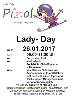 Lady- Day - SC Pizol