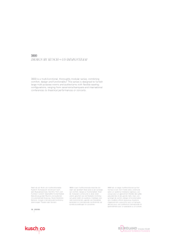 3800 DESIGN BY KUSCH + CO DESIGNTEAM