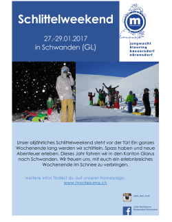 Schlittelweekend