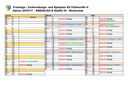 geht`s zum Vorbereitungsplan für die Rückrunde - svp