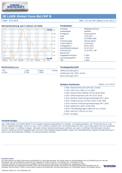 JB LUKB Global Conv.Bd.CHF B