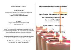 hier - und Junger Chor St. Josef Egelsbach/Erzhausen