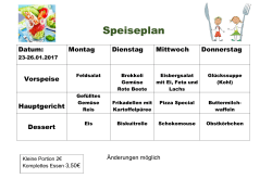 Speiseplan