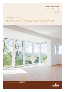 Exklusives Wohnen am Voggenberg