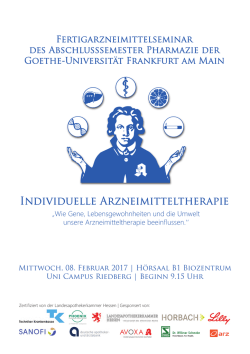 Fertigarzneimittelseminar des Abschlusssemester Pharmazie der