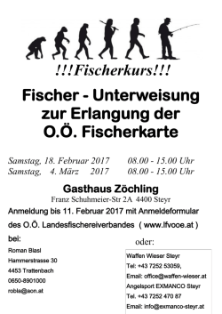 Info Fischerkurs Steyr