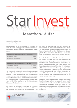 StarInvest Januar 2017