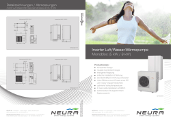 Inverter Luft/Wasser-W&auml;rmepumpe Monobloc (5 kW / 8 kW)
