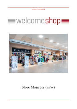 Store Manager (m/w)