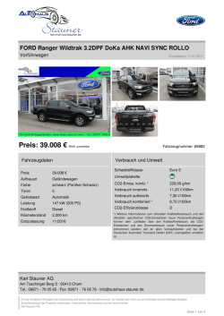 Inserat drucken - Autohaus Stauner in Cham