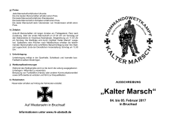 Kalter Marsch - RK