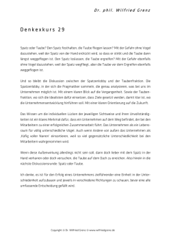 Denkexkurs 29 - Wilfried Grenz