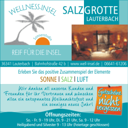 Salzgrotte vergessen - Wellness