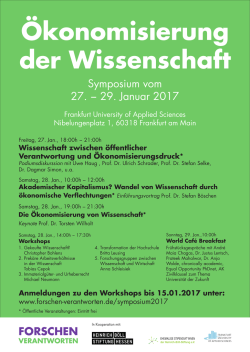 &Ouml;konomisierung der Wissenschaft