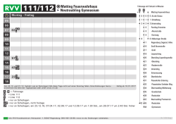 Haltestellenfahrplan