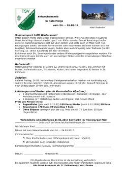 Infos/Anmeldung - Leichtathletik