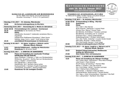 Gottesdienstordnung PV 16.1.